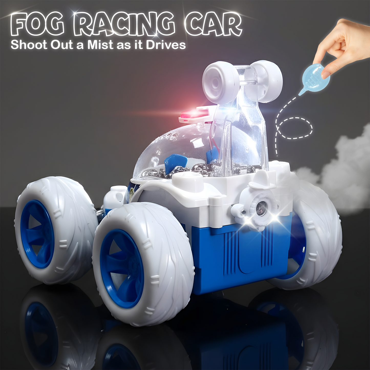 Police RC Stunt Car for Kids – 360° Rotation High-Speed Rechargeable Remote Control Car