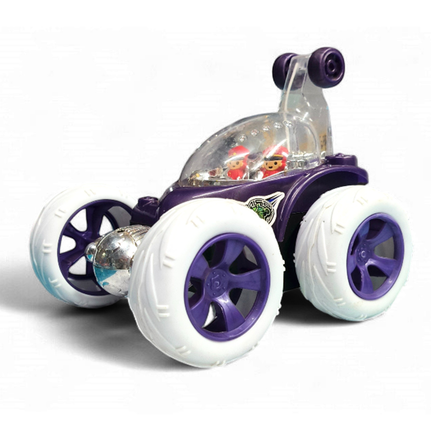 Foggy 360° Rotating RC Stunt Car for Kids | Rechargeable High-Speed Remote Control Car – Purple