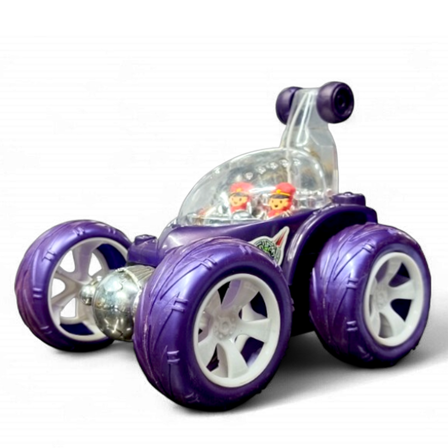 Fancy 360° Rotating RC Stunt Car for Kids | Rechargeable High-Speed Remote Control Car – Purple