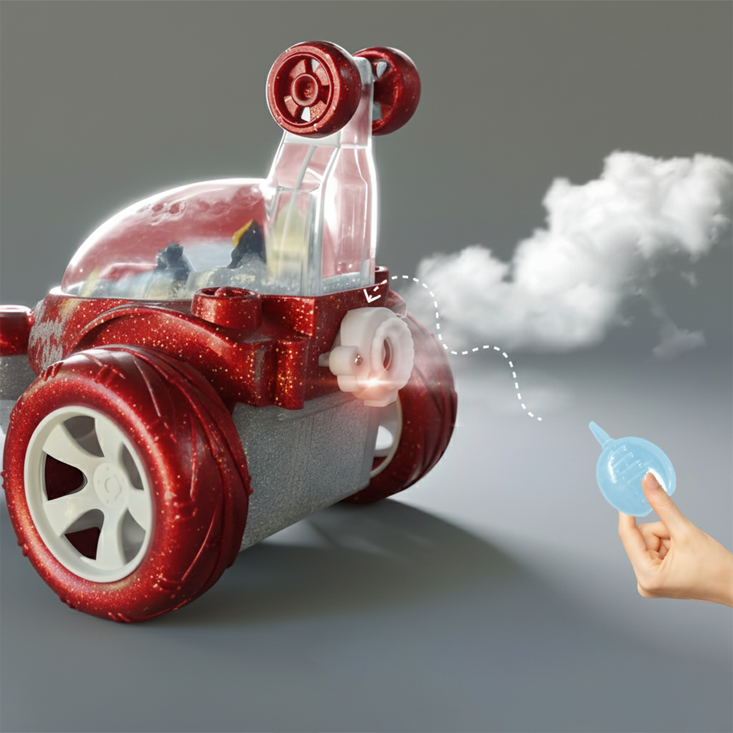 Flash RC Car for Kids | High-Speed Rechargeable Remote Control Car – Red