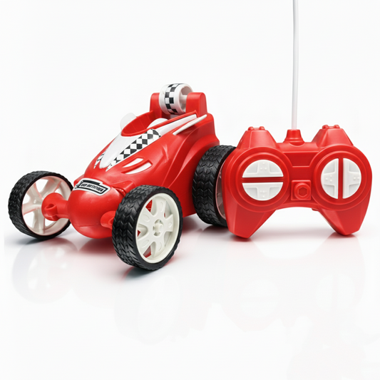 Small RC Stunt Car for Kids | Rechargeable High-Speed Remote Control Car In Red