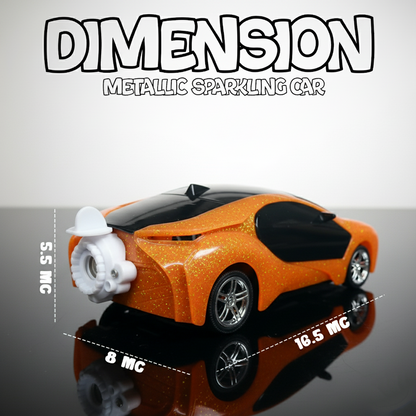 3D Metallic Sparkling RC Car for Kids – High-Speed Rechargeable Remote Control Car