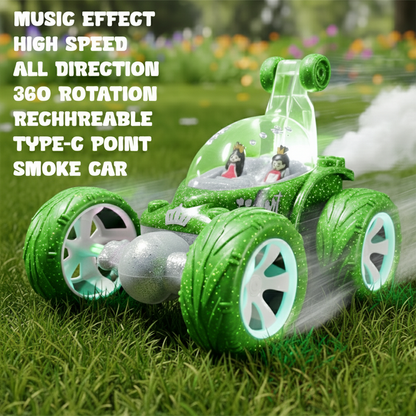 Flash RC Car for Kids | High-Speed Rechargeable Remote Control Car – Green