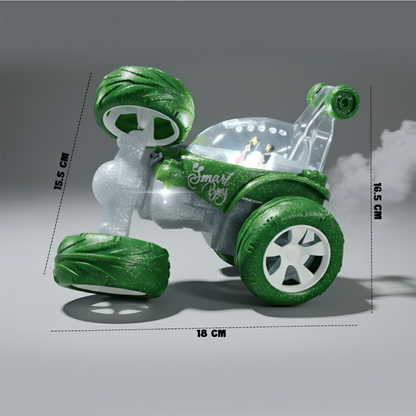 Flash RC Car for Kids | High-Speed Rechargeable Remote Control Car – Green