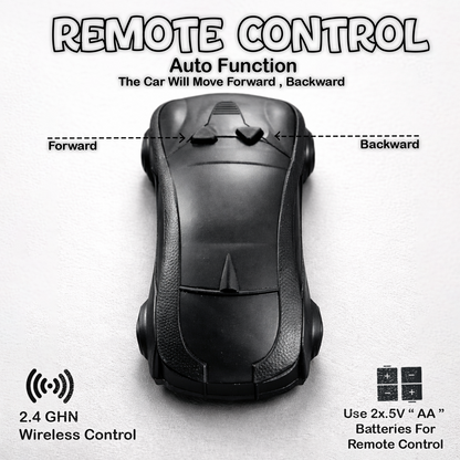 Remote Control 2 Way RC Car, Hgih Speed, Smoke Car, LED Light (Red)