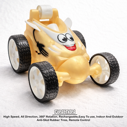 Small Stunt RC Car for Kids | Rechargeable High-Speed Remote Control Car – Glassy Skin