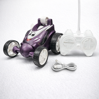 Small Stunt RC Car for Kids | Rechargeable High-Speed Remote Control Car – Glassy Purple