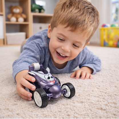 Small Stunt RC Car for Kids | Rechargeable High-Speed Remote Control Car – Glassy Purple
