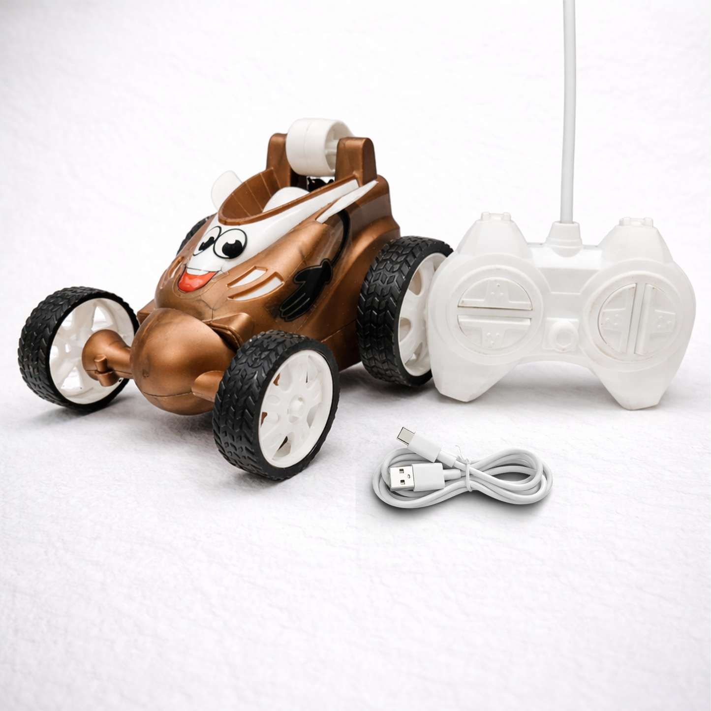 Small Stunt RC Car for Kids | Rechargeable High-Speed Remote Control Car – Glassy Maroon