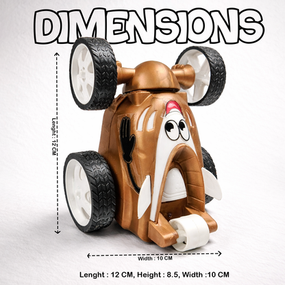 Small Stunt RC Car for Kids | Rechargeable High-Speed Remote Control Car – Glassy Maroon