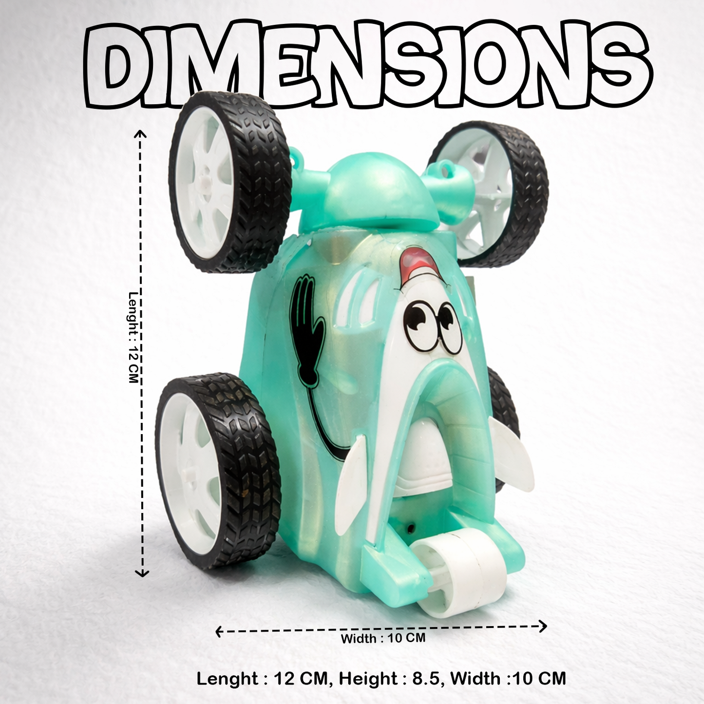 Small Stunt RC Car for Kids | Rechargeable High-Speed Remote Control Car – Glassy Green