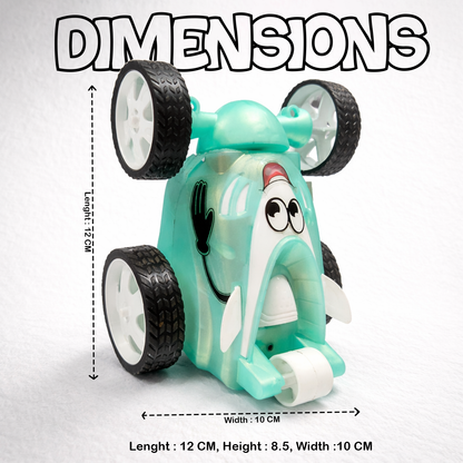 Small Stunt RC Car for Kids | Rechargeable High-Speed Remote Control Car – Glassy Green