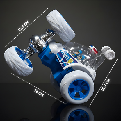 Police RC Stunt Car for Kids – 360° Rotation High-Speed Rechargeable Remote Control Car