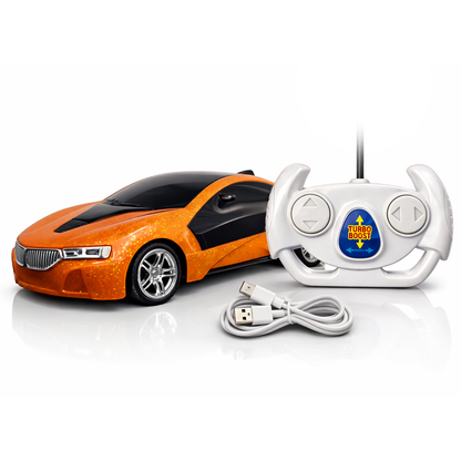 3D Metallic Sparkling RC Car for Kids – High-Speed Rechargeable Remote Control Car