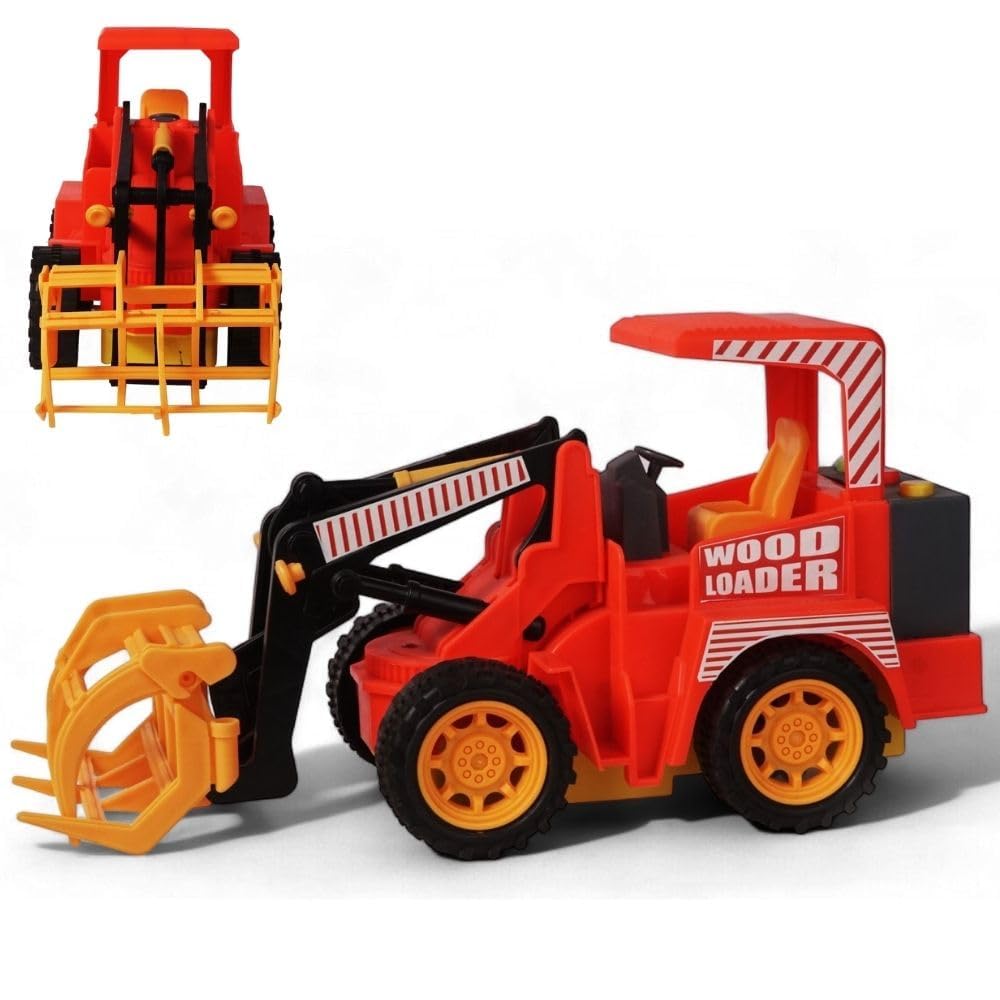 JCB Battery Operated with Lights and Music for Boys Girls & Kids Fun Friction Toy (8031)