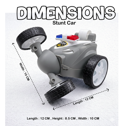 RC Police Car for Kids | Rechargeable High-Speed Remote Control Car with LED Lights – Grey
