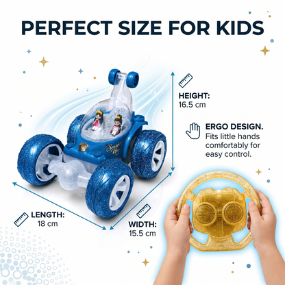Flash RC Car for Kids | High-Speed Rechargeable Remote Control Car – Blue