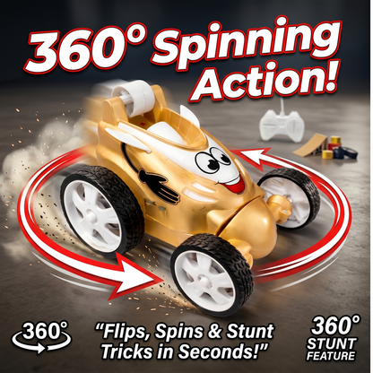 Small Stunt RC Car for Kids | Rechargeable High-Speed Remote Control Car – Glassy Skin