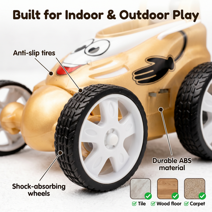 Small Stunt RC Car for Kids | Rechargeable High-Speed Remote Control Car – Glassy Skin