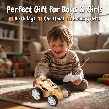 Small Stunt RC Car for Kids | Rechargeable High-Speed Remote Control Car – Glassy Skin