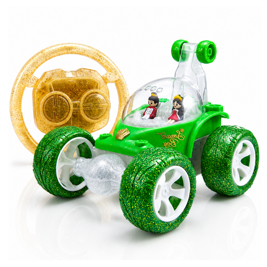 Flash RC Car for Kids | High-Speed Rechargeable Remote Control Car – Green