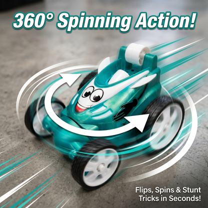 Small Stunt RC Car for Kids | Rechargeable High-Speed Remote Control Car – Glassy Green