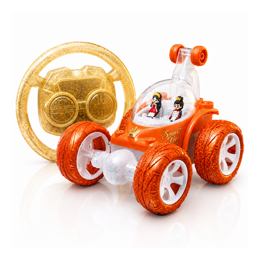 Flash RC Car for Kids | High-Speed Rechargeable Remote Control Car In Orange