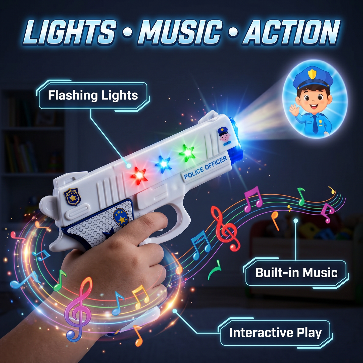 Projector gun