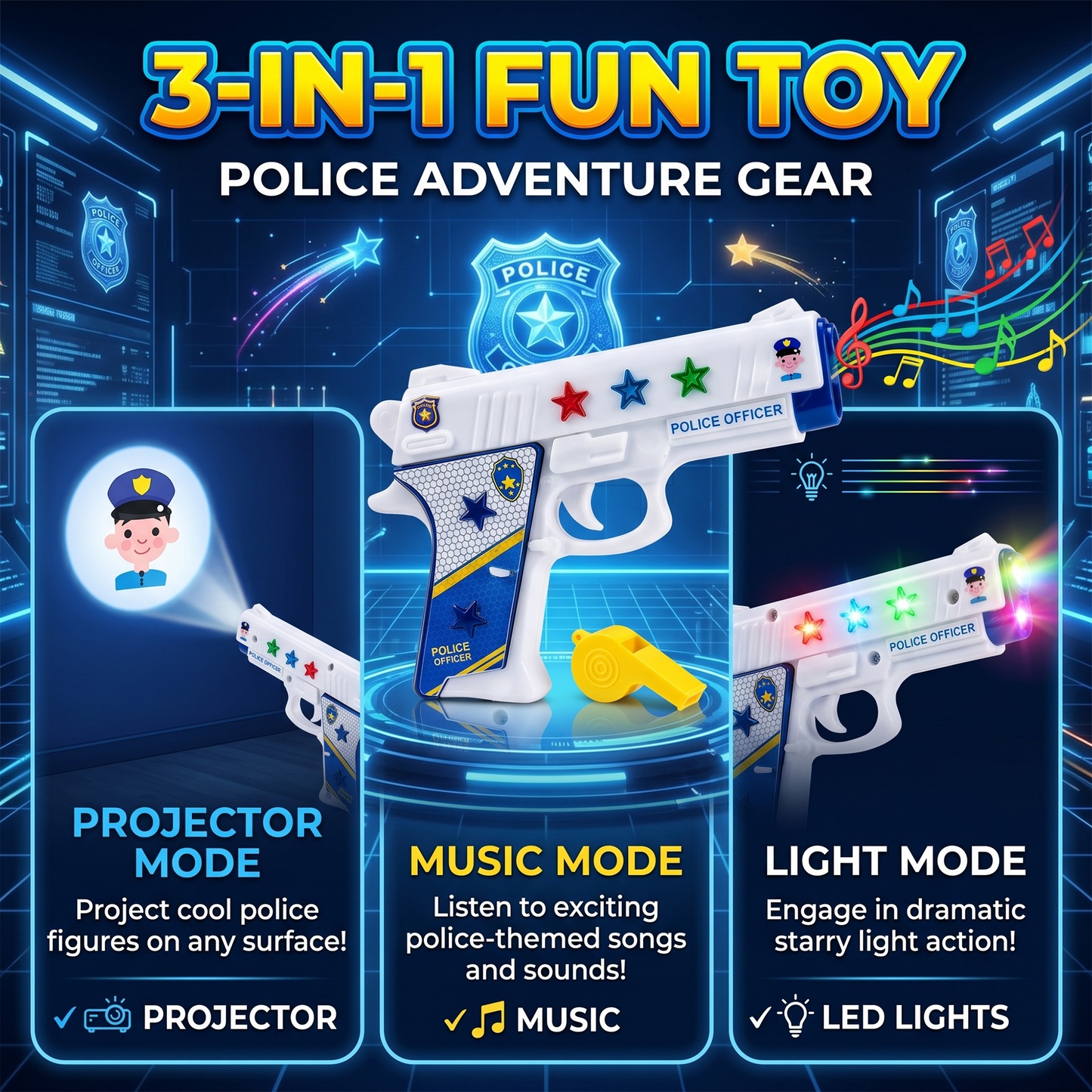 Projector gun
