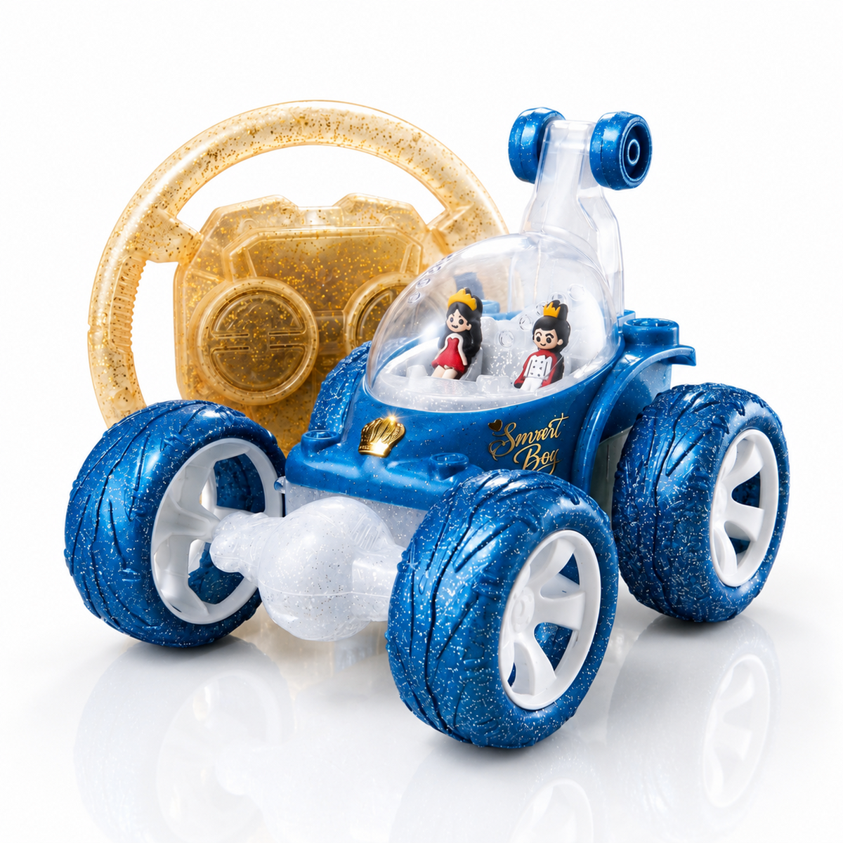 Flash RC Car for Kids | High-Speed Rechargeable Remote Control Car – Blue
