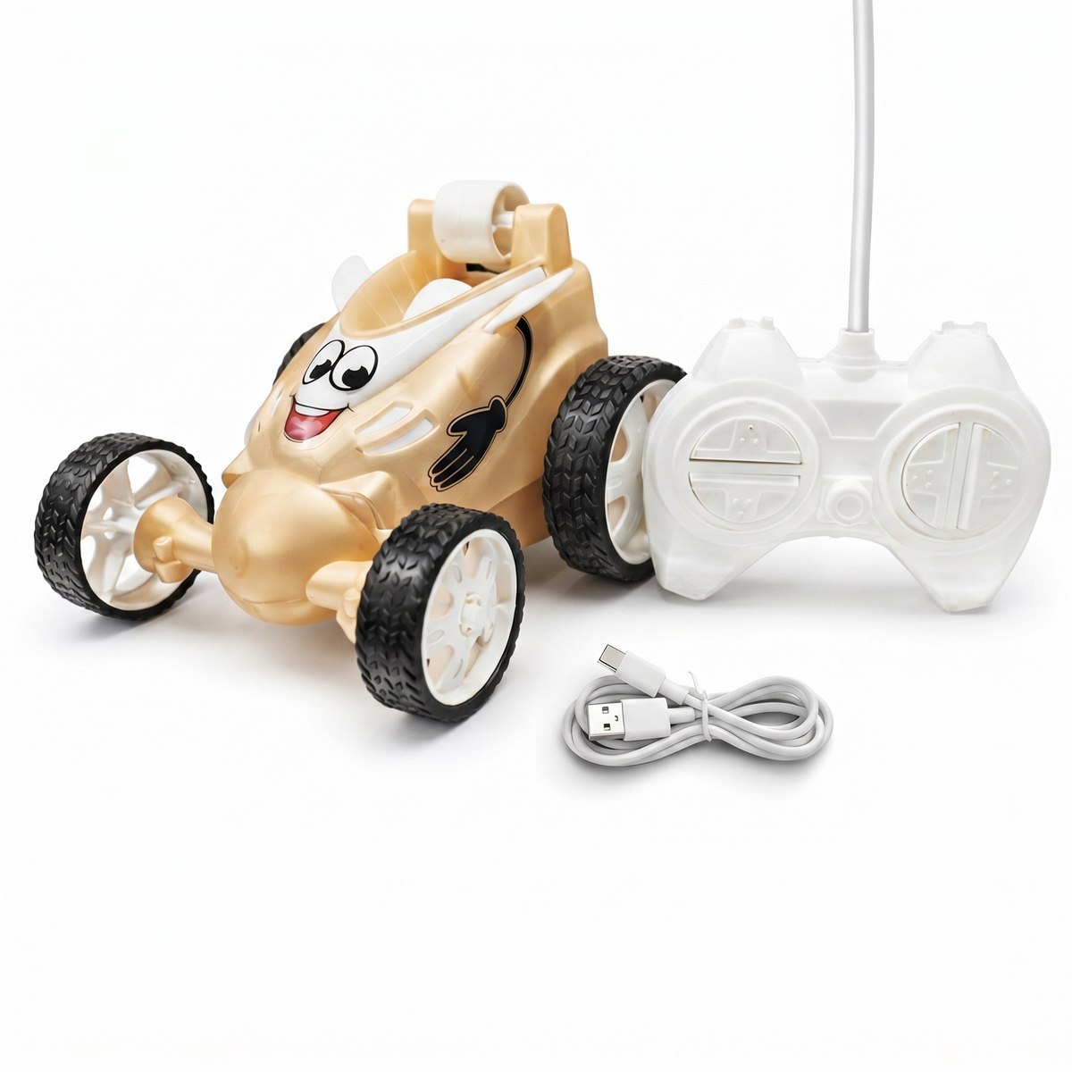 Small Stunt RC Car for Kids | Rechargeable High-Speed Remote Control Car – Glassy Skin