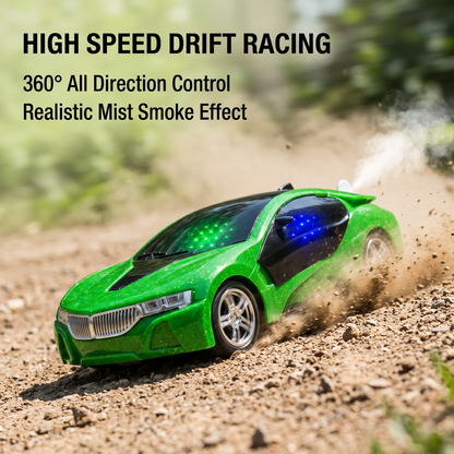 3D Metallic Sparkling RC Car for Kids – High-Speed Rechargeable Remote Control Car