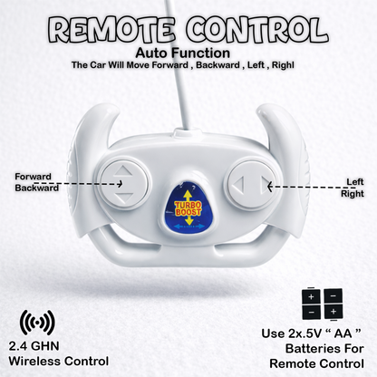 Police Remote Control Car for Kids | Rechargeable High-Speed RC Police Car in Green