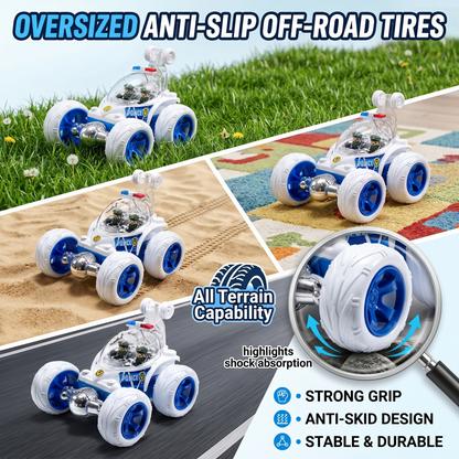 Police RC Stunt Car for Kids – 360° Rotation High-Speed Rechargeable Remote Control Car
