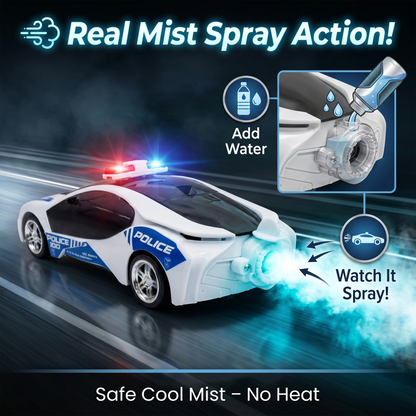 Police Remote Control Car for Kids | Rechargeable High-Speed RC Police Car In Blue