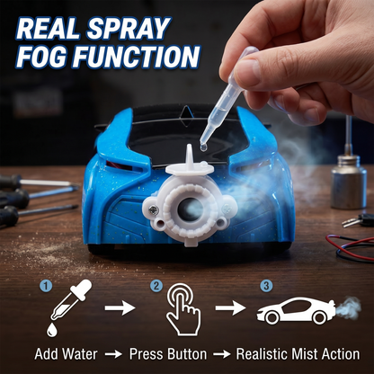3D Metallic Sparkling Remote Control Car for Kids | High-Speed Rechargeable RC Car