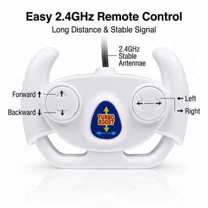 3D Metallic Sparkling Remote Control Car for Kids | High-Speed Rechargeable RC Car