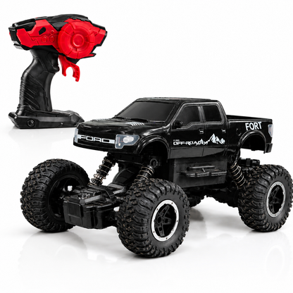Remote Control Rock Crawler Car | Off Road RC Car | Rechargeable | 6121 (Black)