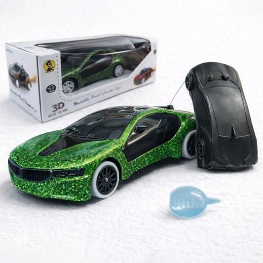 Remote Control 2 Way RC Car, Hgih Speed, Smoke Car, LED Light (Green)