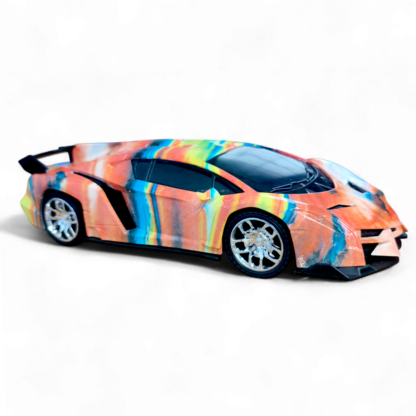 Vibrant Orange RC Sports Car for Kids | High-Speed Rechargeable Toy – Symmetric Design