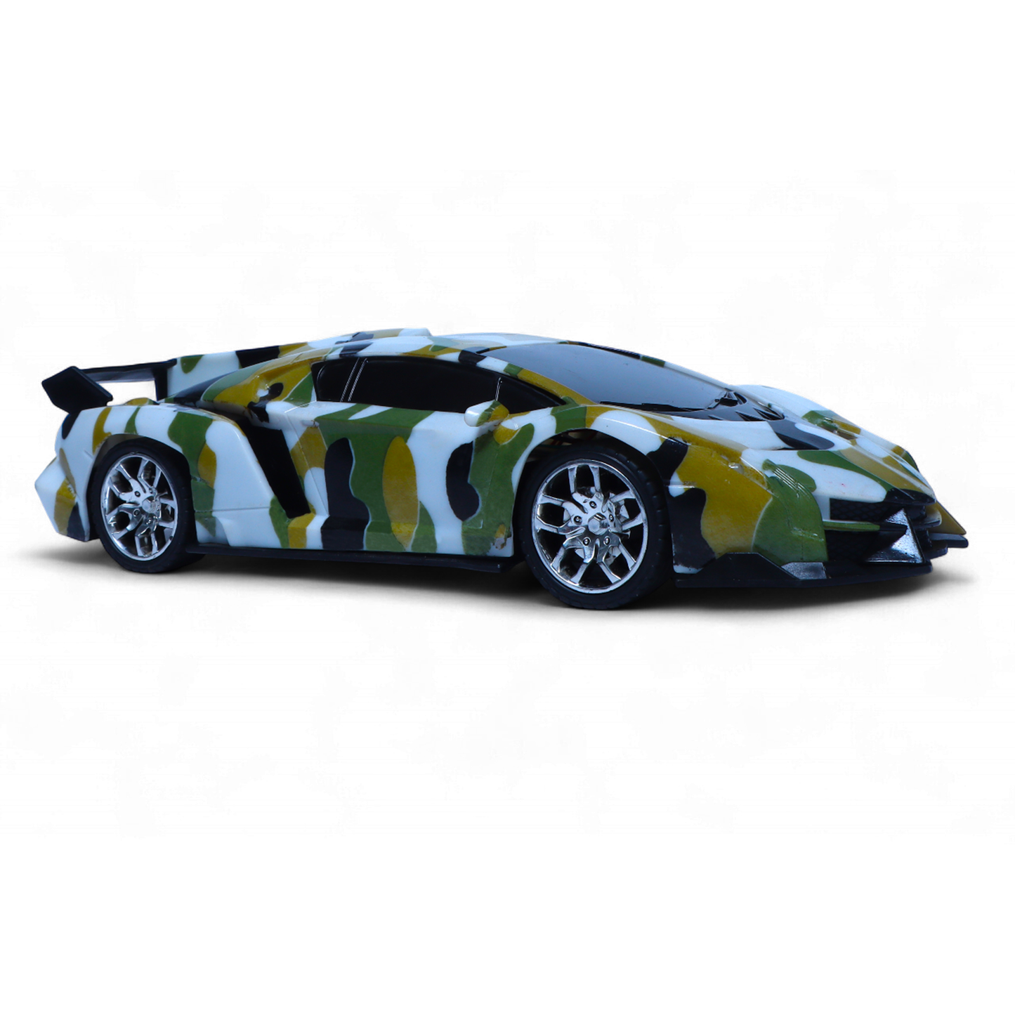 Army RC Sports Car for Kids | Rechargeable High-Speed Remote Control Toy Car with LED Lights