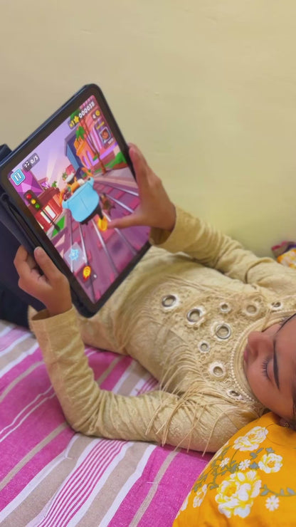 Dancing Robot Toy for Kids | 360° Rotating Action Robot with LED Lights & Music In White-M-99444-2