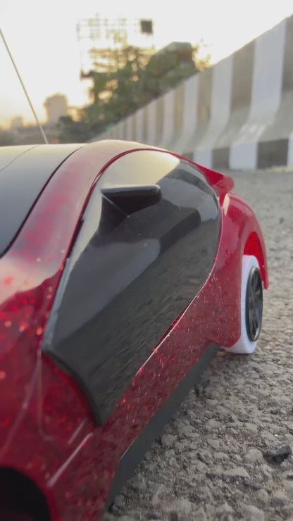 Remote Control 2 Way RC Car, Hgih Speed, Smoke Car, LED Light (Red)