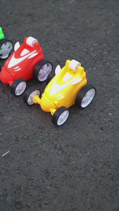 Small Stunt RC Car for Kids | Rechargeable High-Speed Remote Control Car with LED Lights – purple