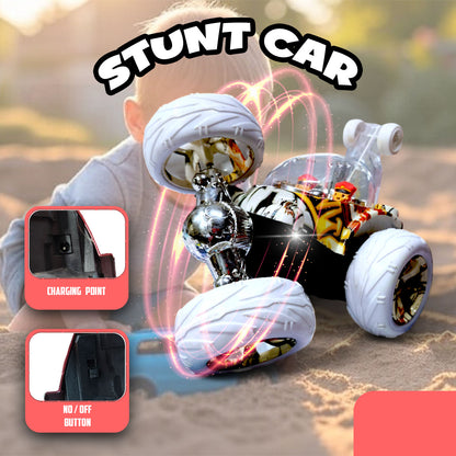 Hydro 360° Rotating RC Stunt Car for Kids | Rechargeable High-Speed Remote Control Car – Cartoon Design