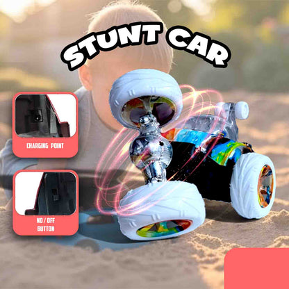 Hydro 360° Rotating RC Stunt Car for Kids | Rechargeable High-Speed Remote Control Car – Aqua Blue