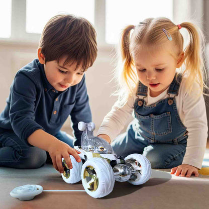 Hydro 360° Rotating RC Stunt Car for Kids | Rechargeable High-Speed Remote Control Car – Army Design