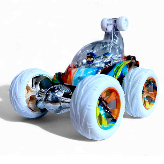 Hydro 360° Rotating RC Stunt Car for Kids | Rechargeable High-Speed Remote Control Car – Aqua Blue