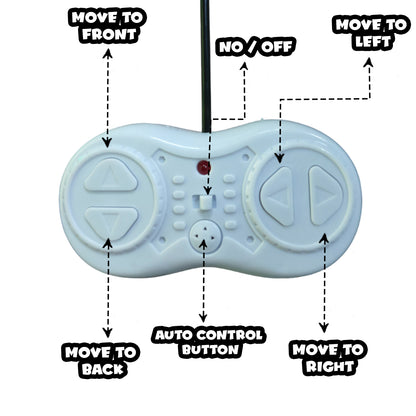 Royal RC Stunt Car for Kids | Rechargeable High-Speed Remote Control Car with LED Lights – Yellow