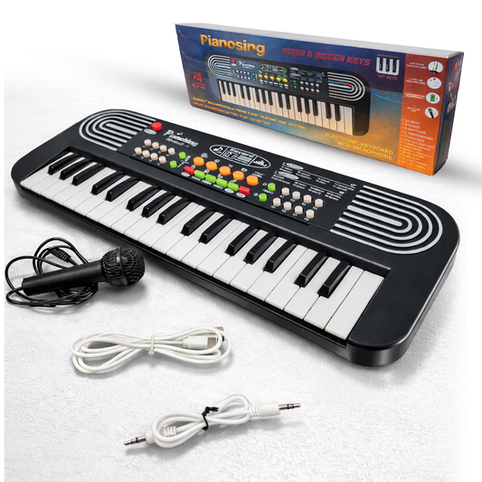 PS-430 Pianosing Keyboard With Mic, USB Power & Speaker Digital Portable Keyboard (37 Keys )